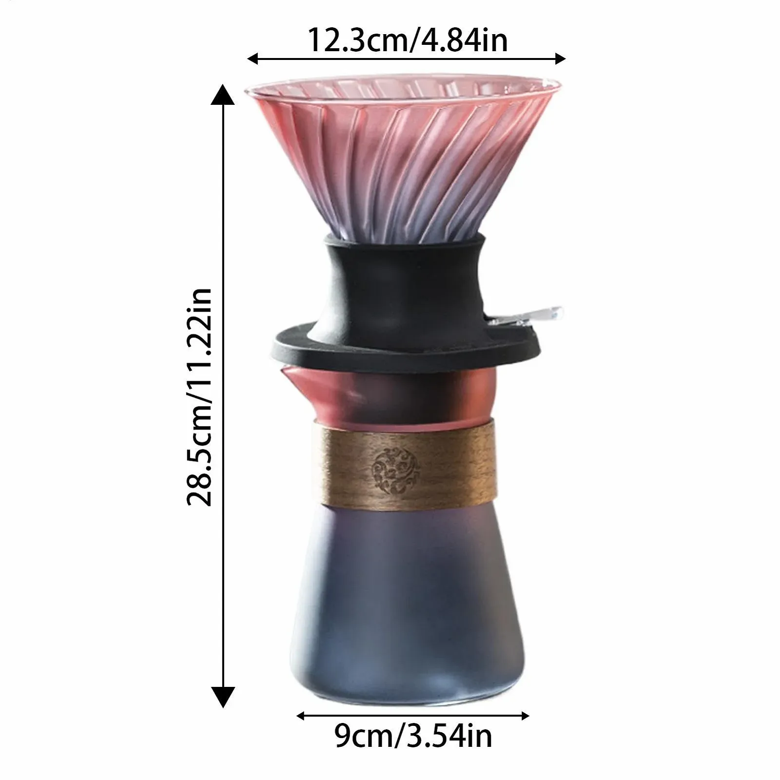 Ручная кофеварка Quick Filtration Colorful Gradient, фото №5