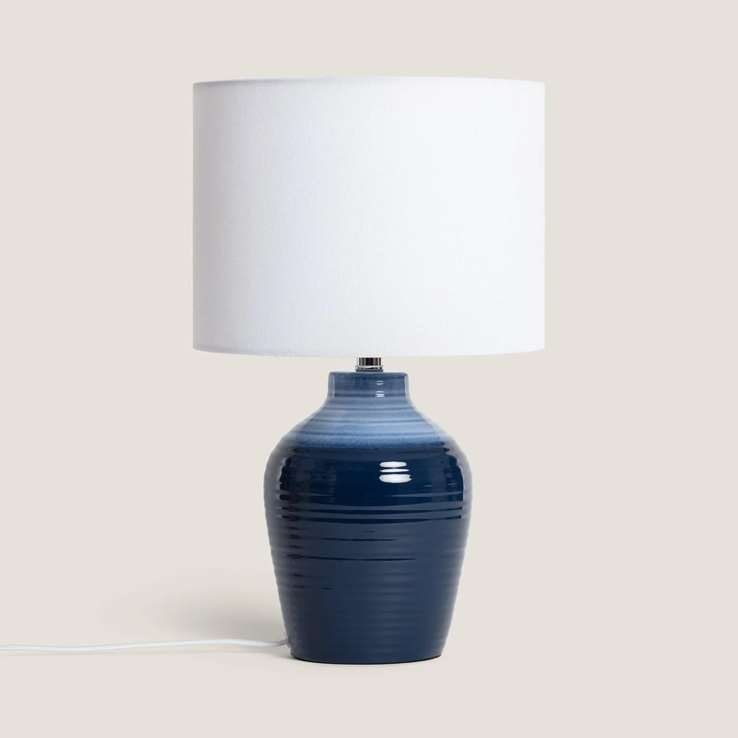 Настільна лампа LEDKIA LIGHTING Botijo E27 Handpainted Dark Blue Ceramic 420 мм, фото №3