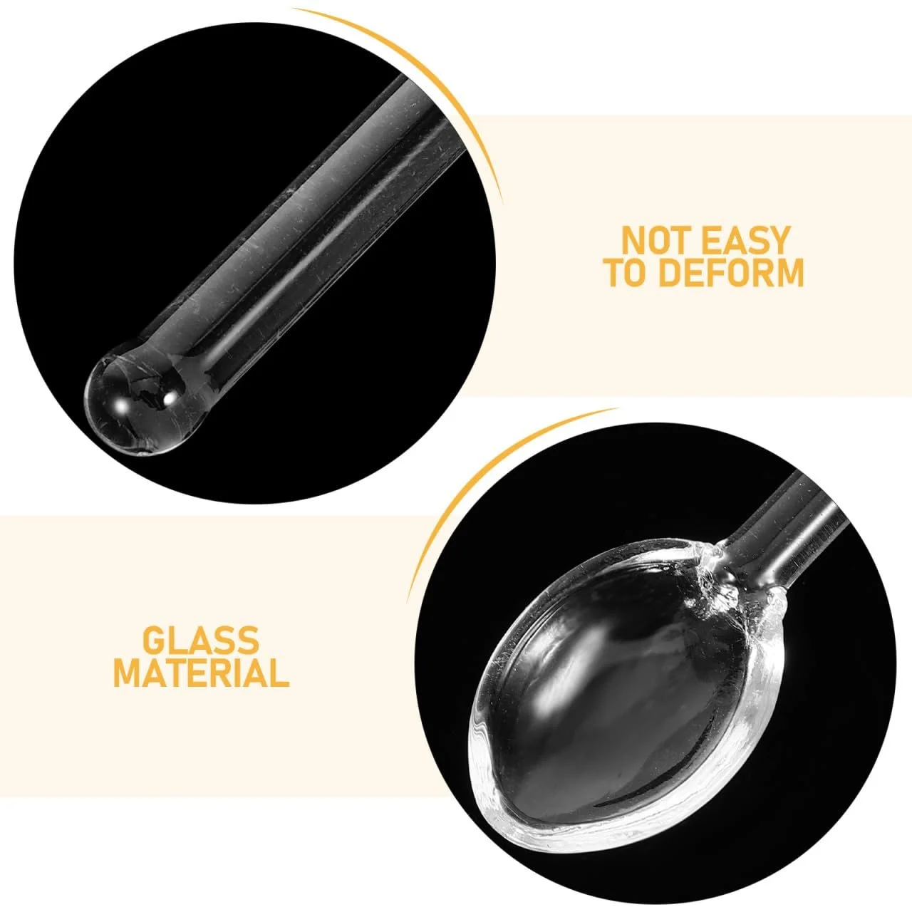 Ложки Скляні UPKOCH Набір 5 штук 13 см Довгі Прозорі, фото №7 Ложки Скляні UPKOCH Набір 5 штук 13 см Довгі Прозорі, фото №7