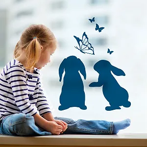 Наклейка на вікно Rabbit M1856 Sun Yellow S - Фото 1