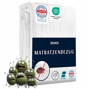 Чохол для матраца Dreamzie 140 x 200 x 20 см проти кліщів і клопів - Фото 1