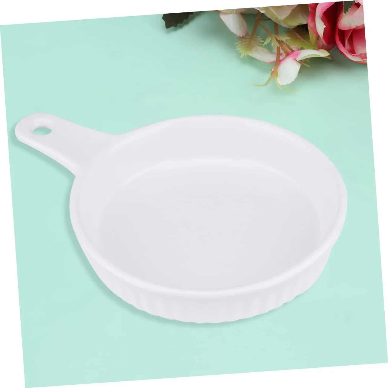 Форма для запікання GALPADA кругла керамічна з ручкою, фото №7