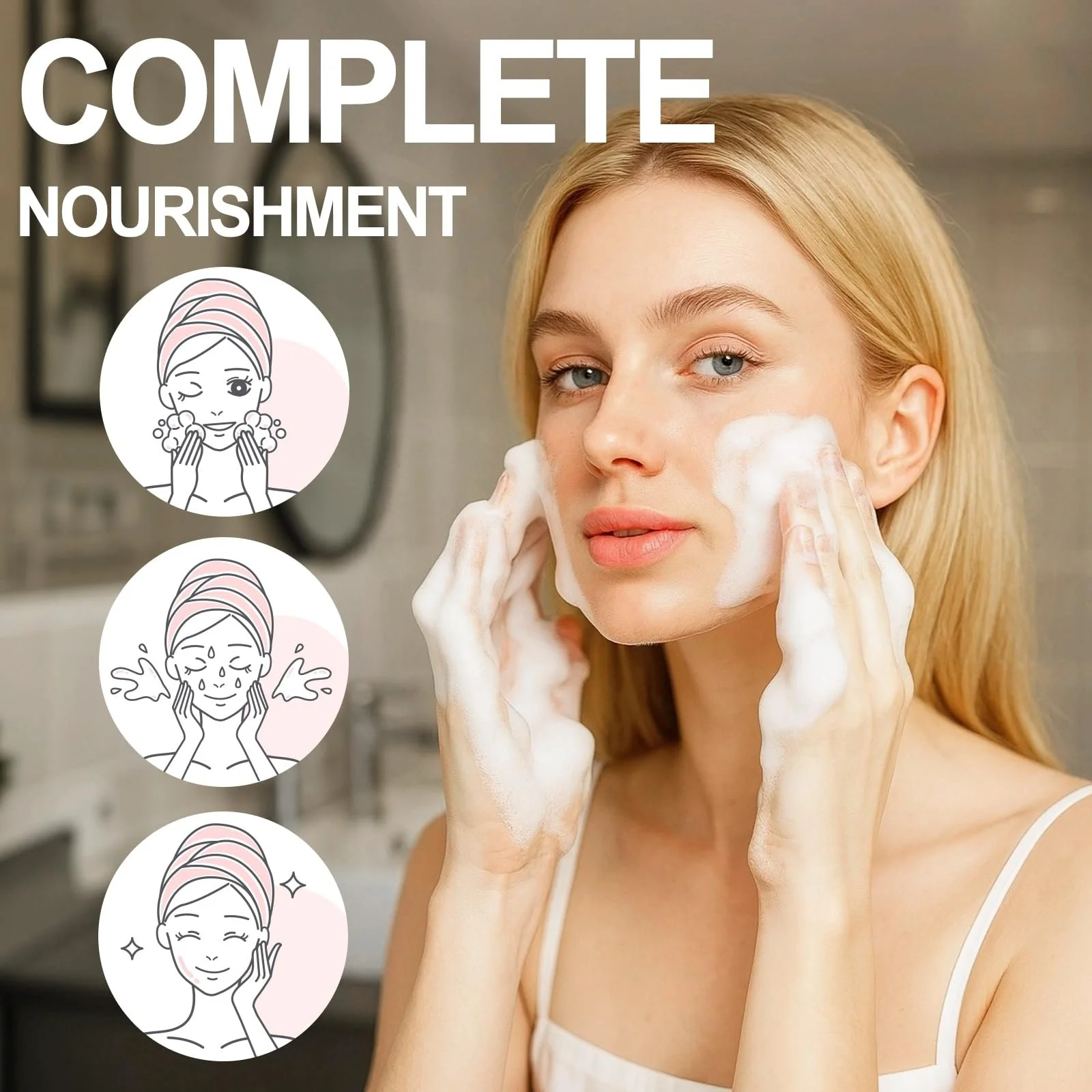 Средство для умывания Rinderwisch GreenBliss Beef Talk Увлажняющее средство для умывания лица с говяжьим жиром 150 мл, фото №5