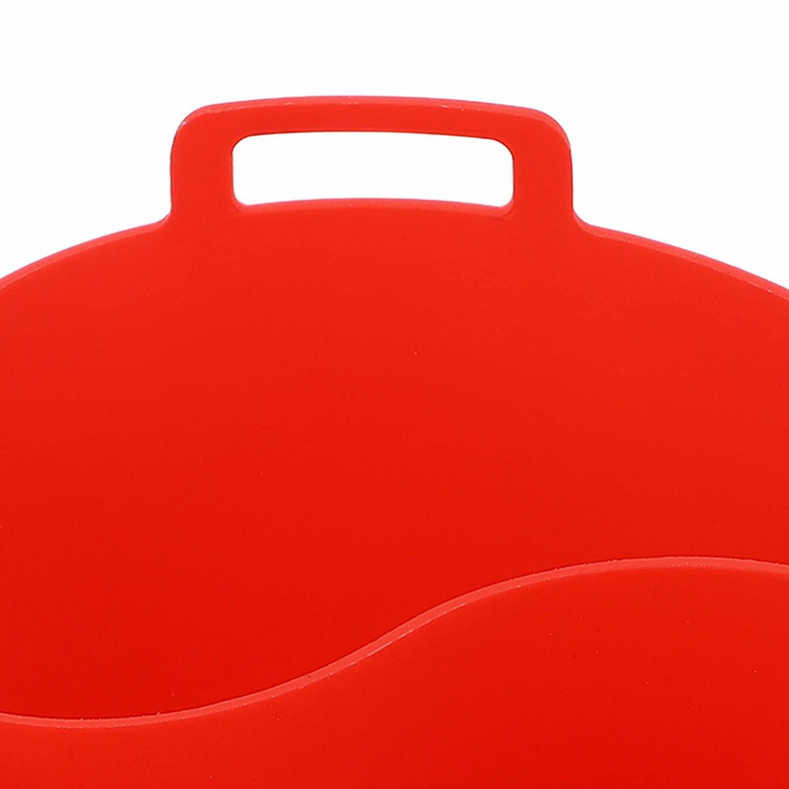 Вставка Gigicial Slow Cooker Силиконовая Пищевой Силикон Термостойкий Разделитель Красный, фото №5