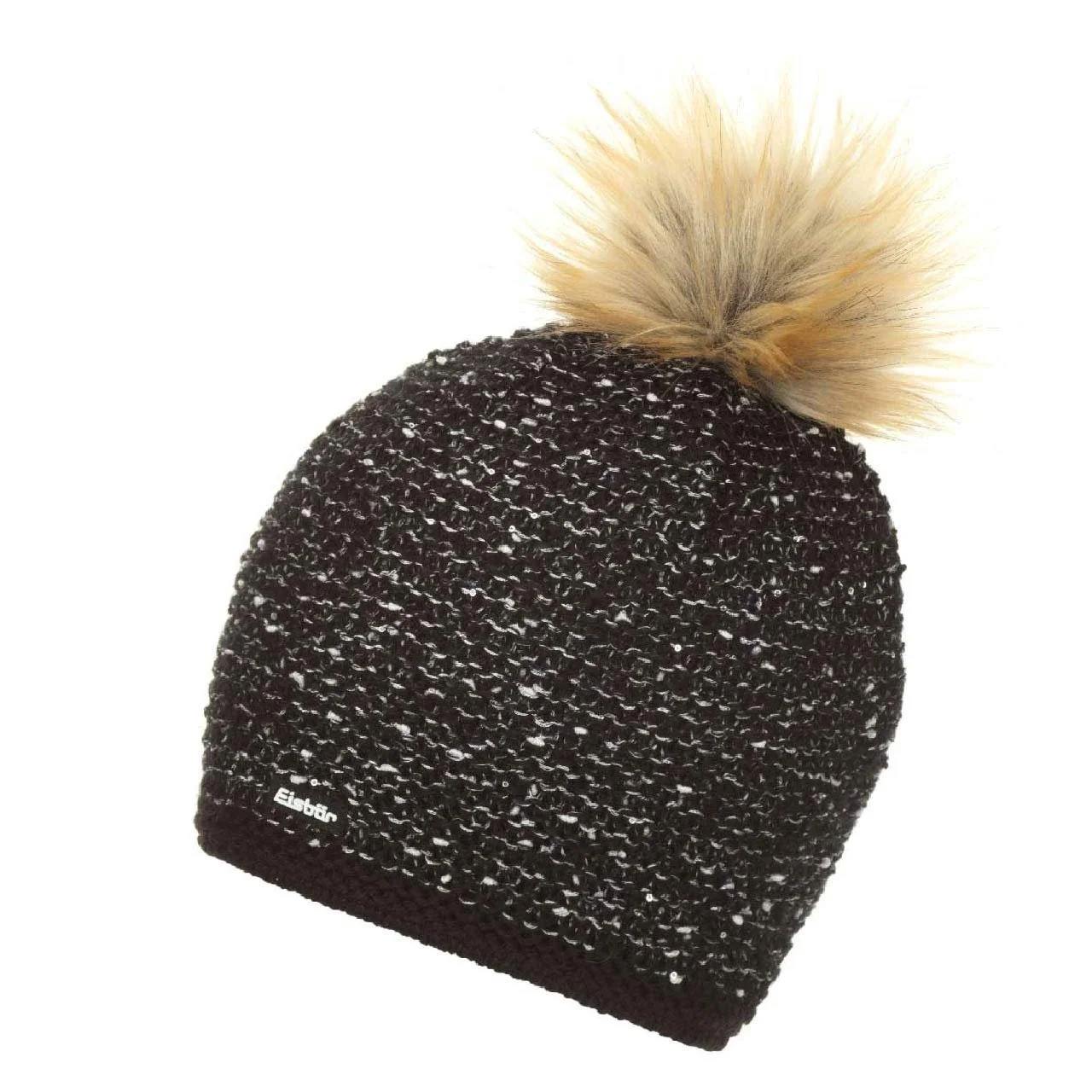 Шапка Детская Eisbär Philine Lux 53 Черный / Черный Эффект / Коричневый, фото №1 Шапка Детская Eisbär Philine Lux 53 Черный / Черный Эффект / Коричневый, фото №1