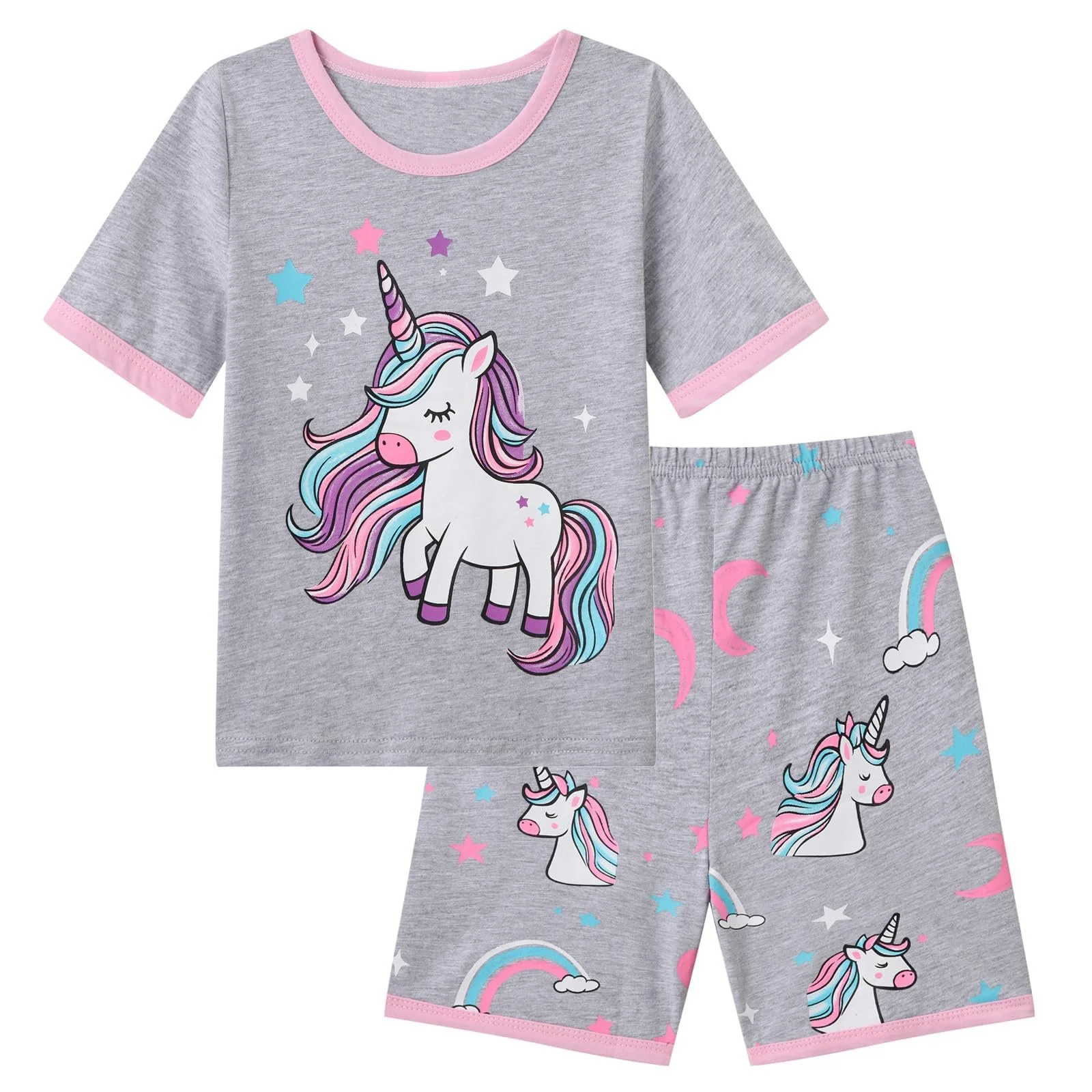 Комплект піжамний Dinopjs для дівчат Бавовна Динозавр Єдиноріг, фото №1 Комплект піжамний Dinopjs для дівчат Бавовна Динозавр Єдиноріг, фото №1