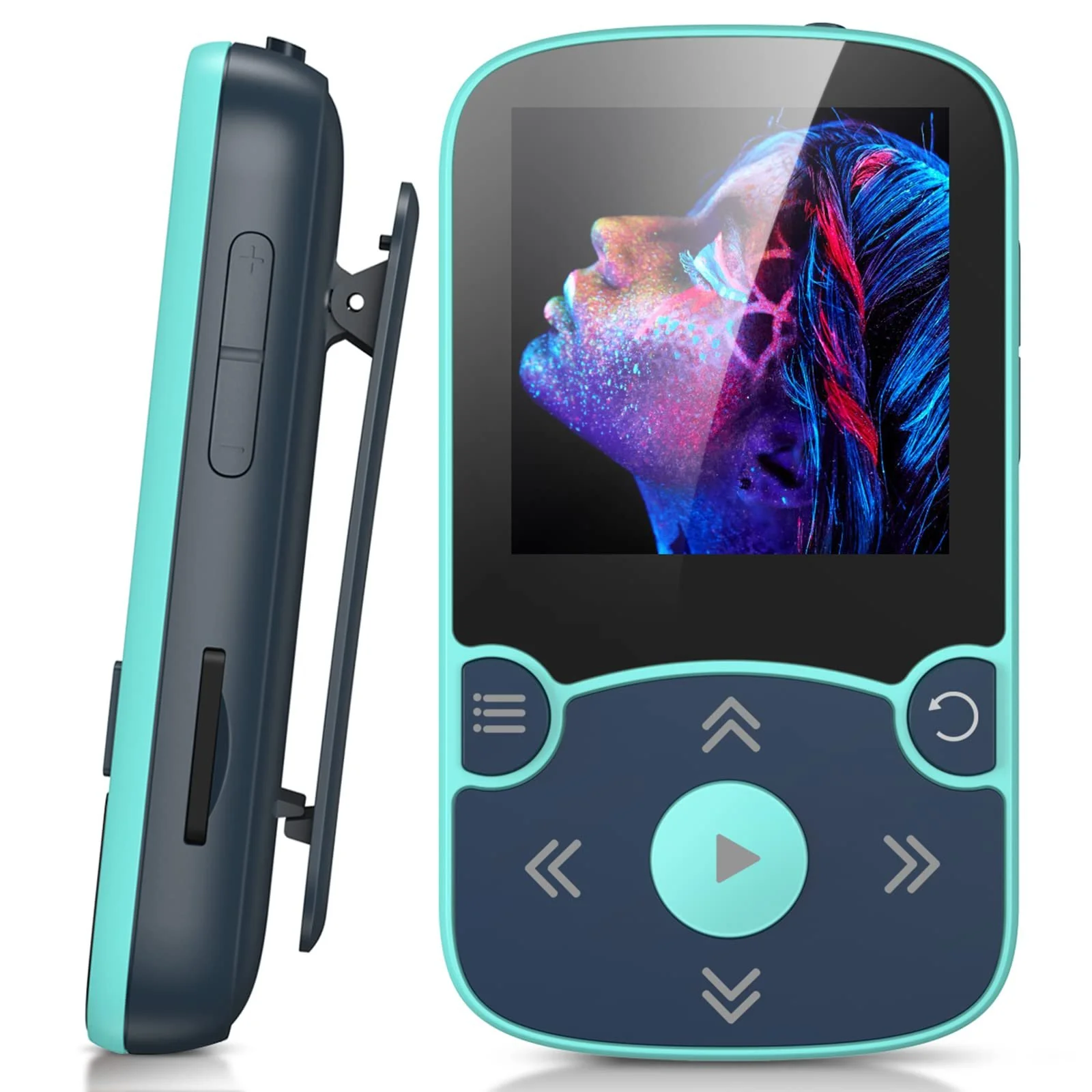MP3 плеєр AGPTEK Sport 32GB 1.5 Inch TFT Colour Screen Bluetooth 5.3 Синій, фото №1