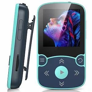 MP3 плеер AGPTEK Sport 32GB 1.5 Inch TFT Colour Screen Bluetooth 5.3 Синий - Фото 1