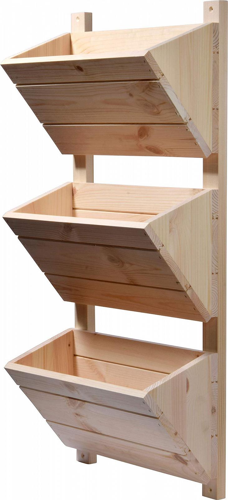 Квіткові сходи dobar Green Label 58383FSCe 3 ящики дерево 38 x 17.5 x 79 см Натуральний, фото №4 Квіткові сходи dobar Green Label 58383FSCe 3 ящики дерево 38 x 17.5 x 79 см Натуральний, фото №4