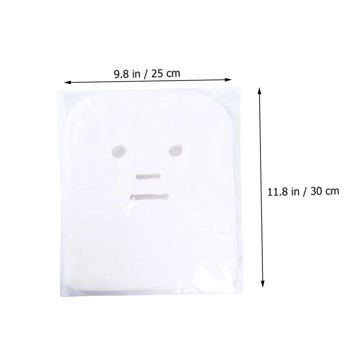 Одноразовая маска для лица PartyKindom 100 штук, сильно впитывающая воду, тонкая, для глубокого проникновения косметики и спа-процедур, фото №2