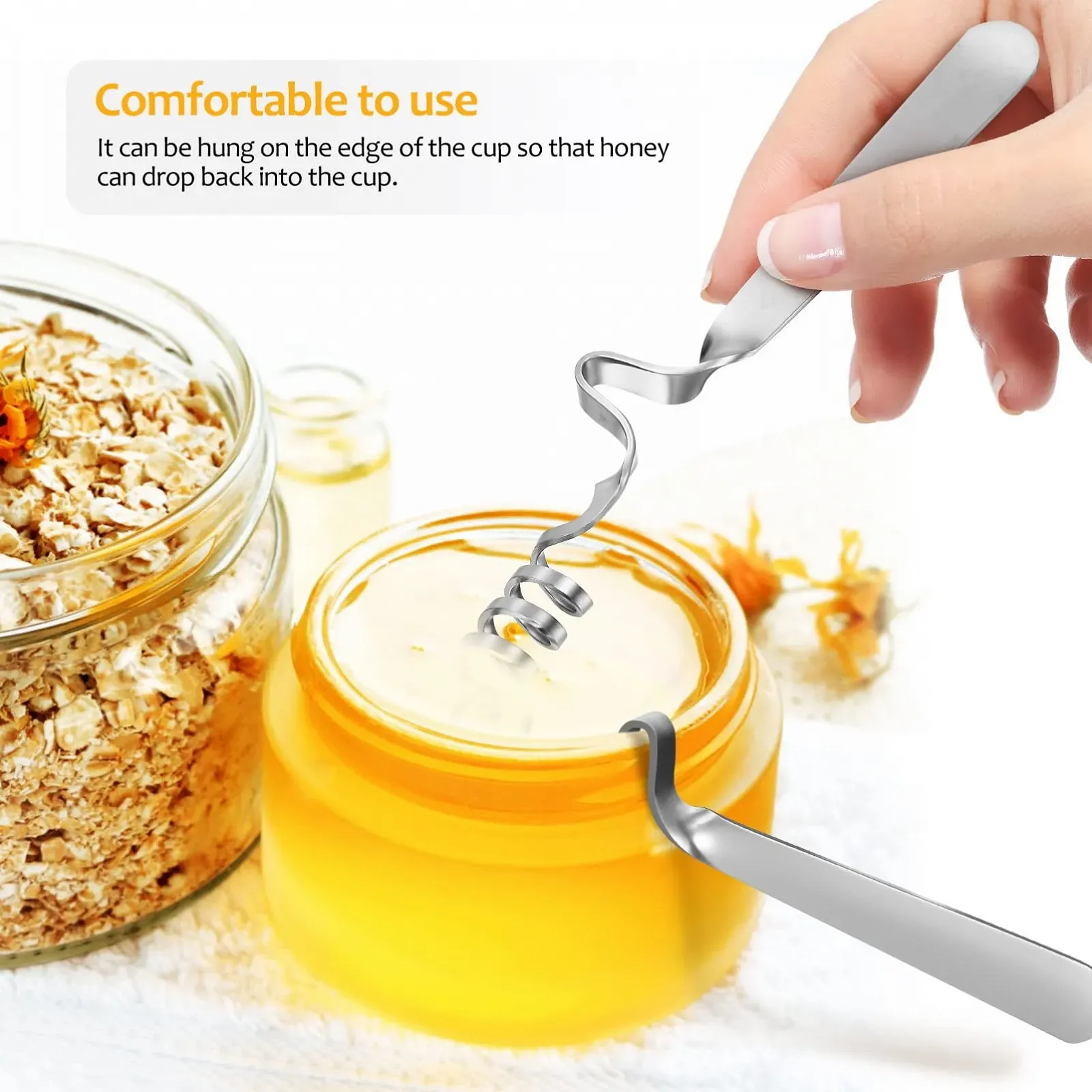 Ложка для еспресо Artibetter Набір з 4 шт, з нержавіючої сталі, фото №5