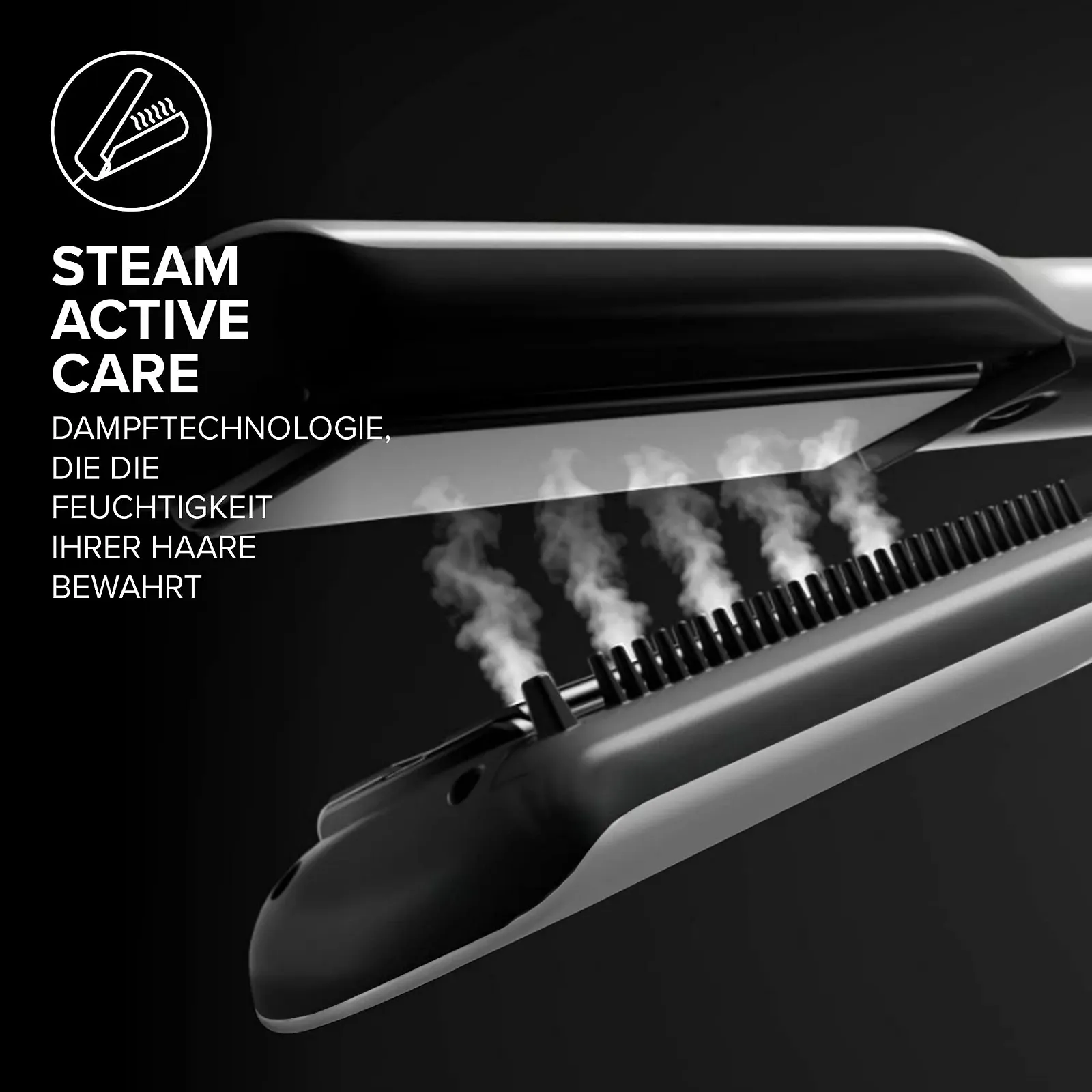 Паровой выпрямитель для волос Bellissima Steam Elixir Керамическое покрытие с аргановым маслом 4 уровня температуры, фото №3 Паровой выпрямитель для волос Bellissima Steam Elixir Керамическое покрытие с аргановым маслом 4 уровня температуры, фото №3