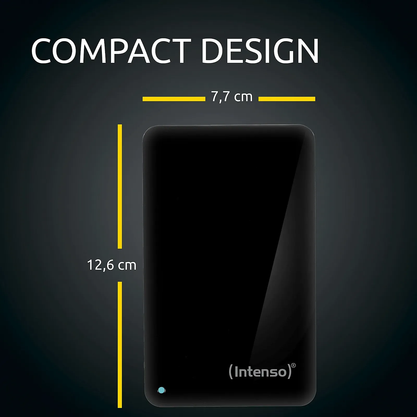 Внешний жесткий диск Intenso Memory Case 500 GB 2.5 дюйма USB 3.0 Black, фото №3