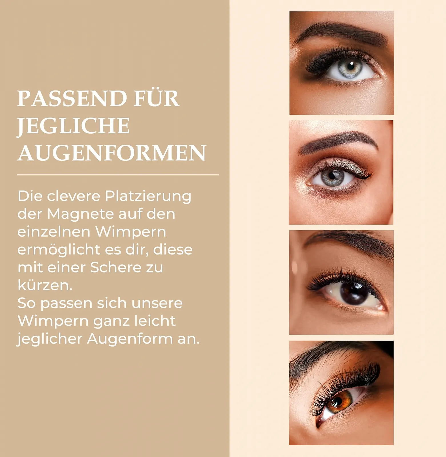 Магнитные ресницы HYPNOTIC EYES с подводкой, фото №4