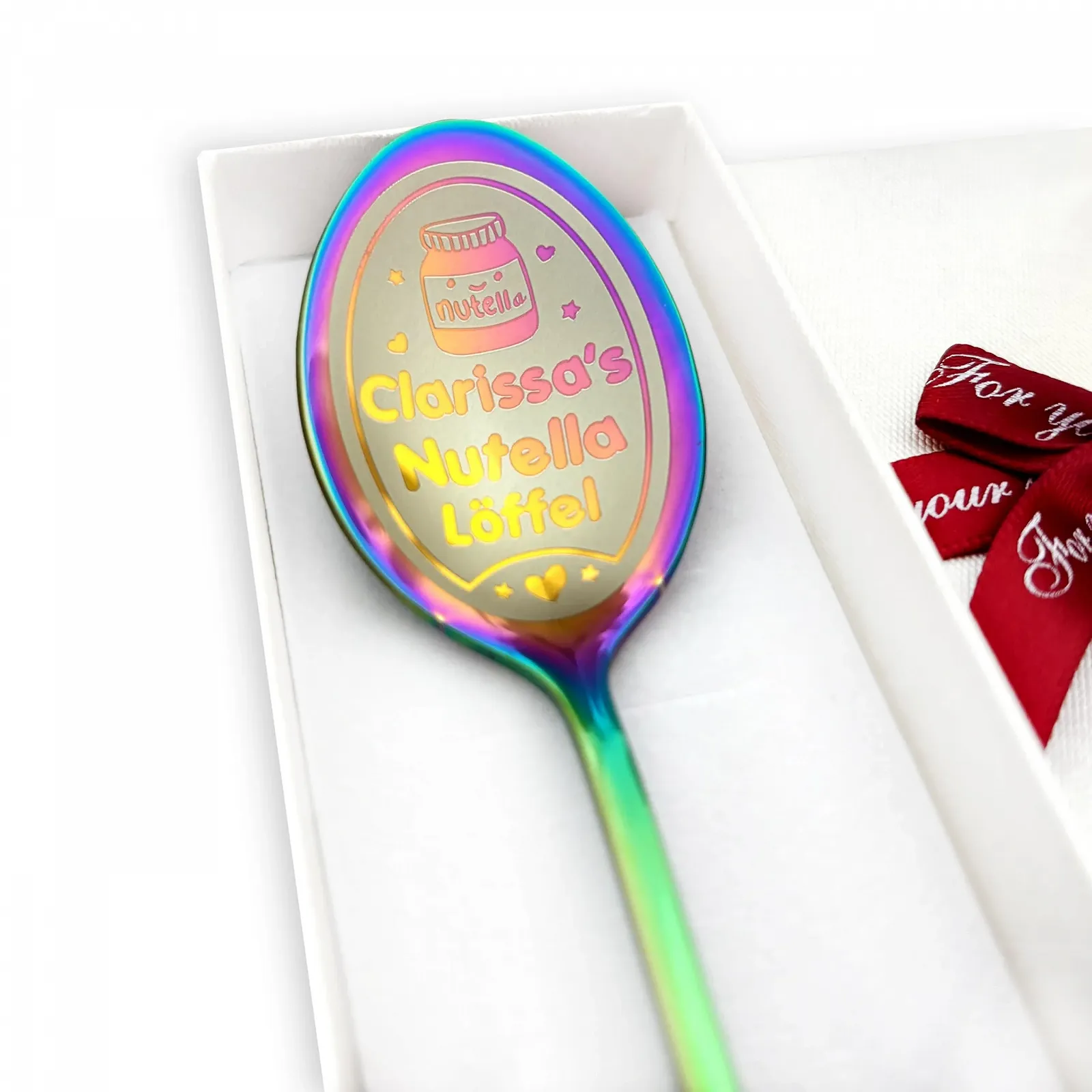 Ложка Шоколадна Індивідуальна з Довгою Ручкою, фото №5