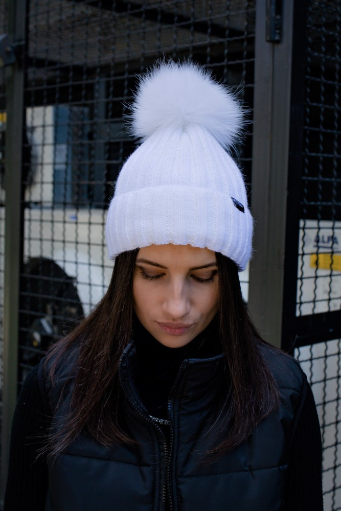 Зимова Шапка Without General Logo White, фото №5 Зимова Шапка Without General Logo White, фото №5