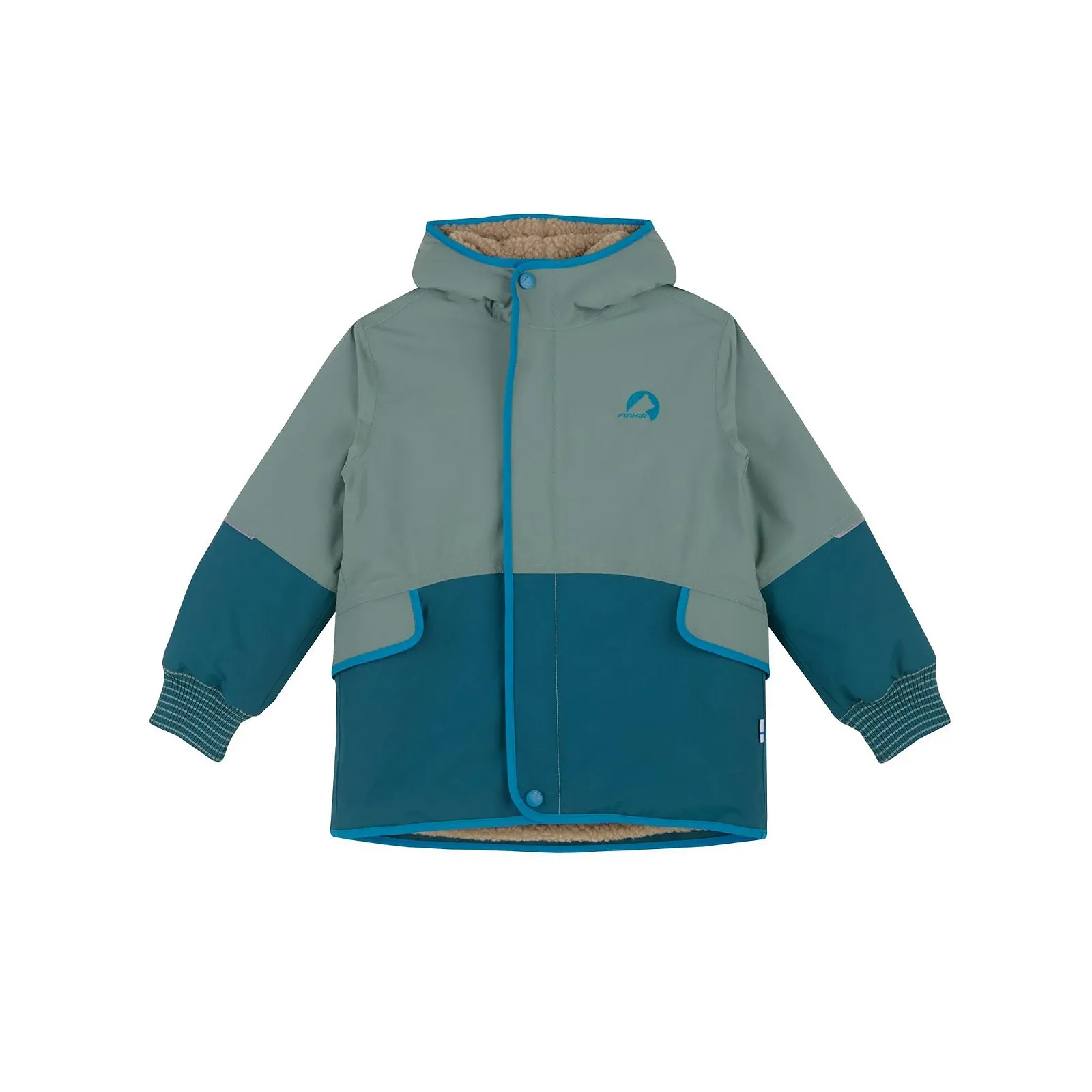 Детская зимняя куртка Finkid Moska Mukka с плюшевой подкладкой, фото №1 Детская зимняя куртка Finkid Moska Mukka с плюшевой подкладкой, фото №1