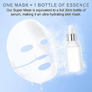 Маска Коллагеновая, упаковка из 6 штук Маска Коллагеновая, Ночная маска для лица Коллагеновая, Маска для лица Коллагеновая для женщин Увлажняющая, Органическая маска для лица Коллагеновая против старения synthetic.ua - Фото 1