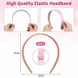 Обруч для волосся Жіночий Широкий з сатиновим покриттям synthetic.ua - Фото 1