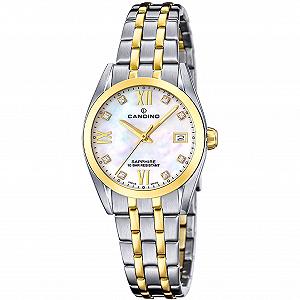 Женские часы Candino Classic C4704/E, многоцветный корпус из нержавеющей стали, многоцветный браслет из нержавеющей стали - Фото 1