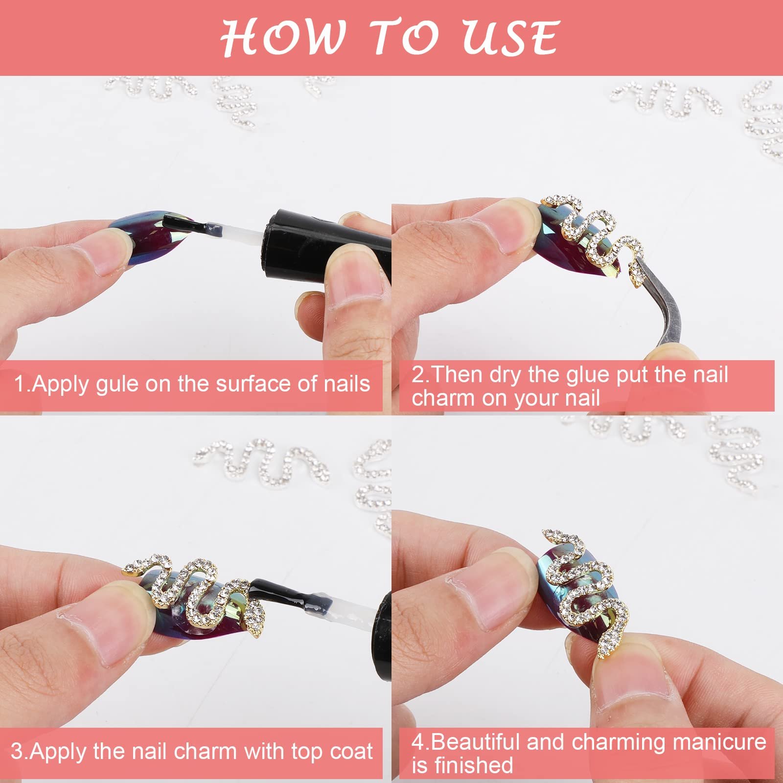 у формі змії MWOOT, золотий + срібний, фото №7