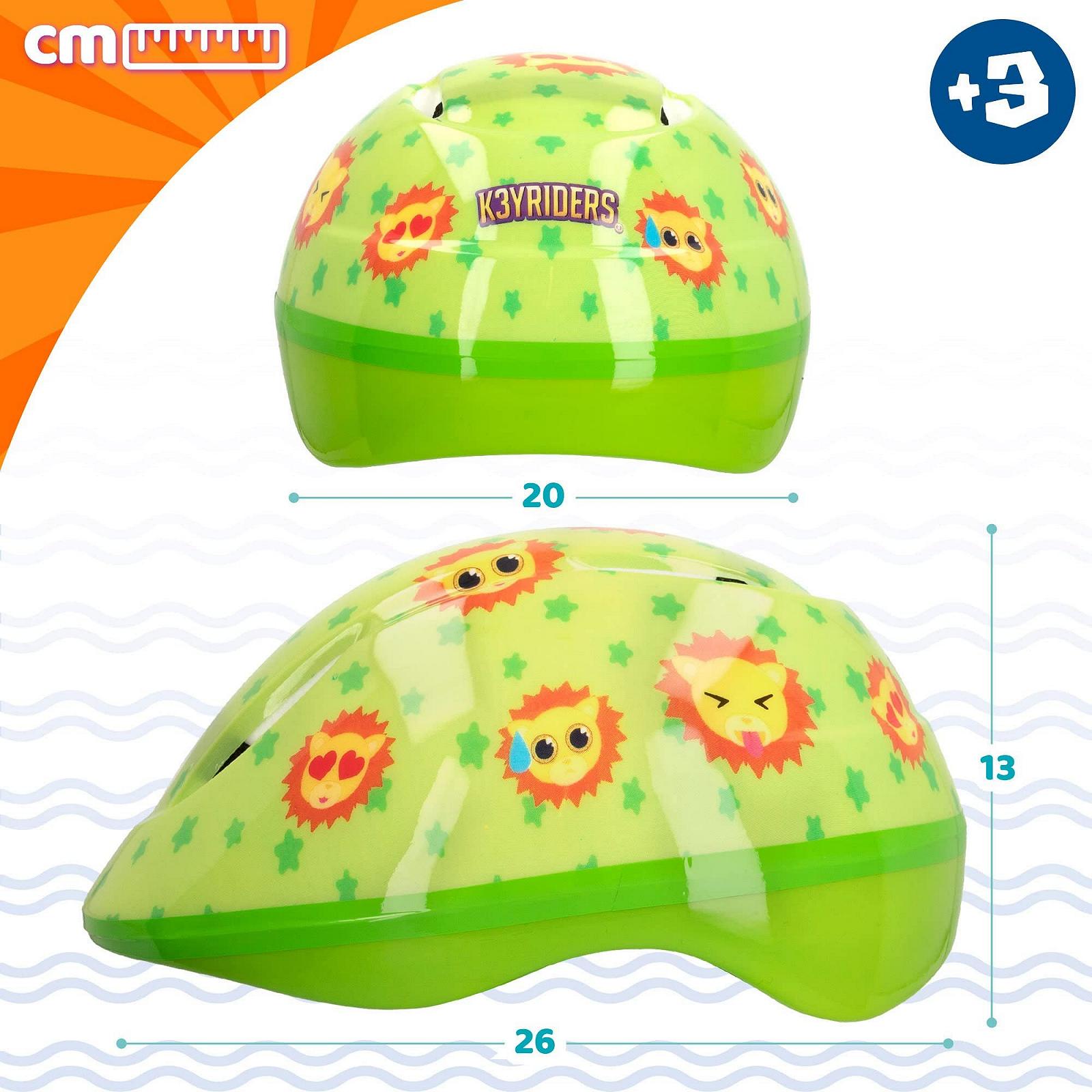Шолом COLORBABY K3yriders 3D Лев Плюшевий, фото №6