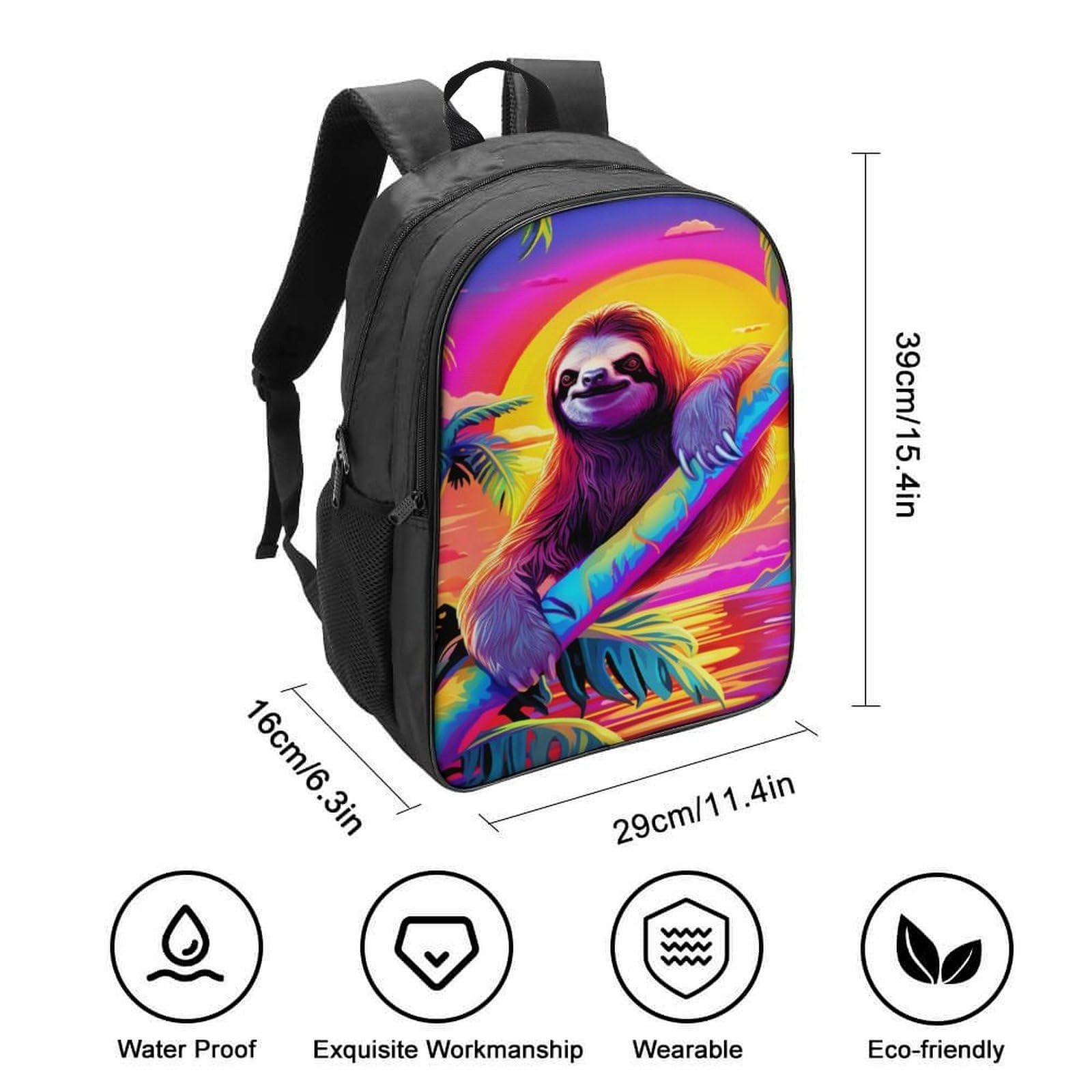Ранець Sloth FPAKAKIIE 40x28x16см, фото №2