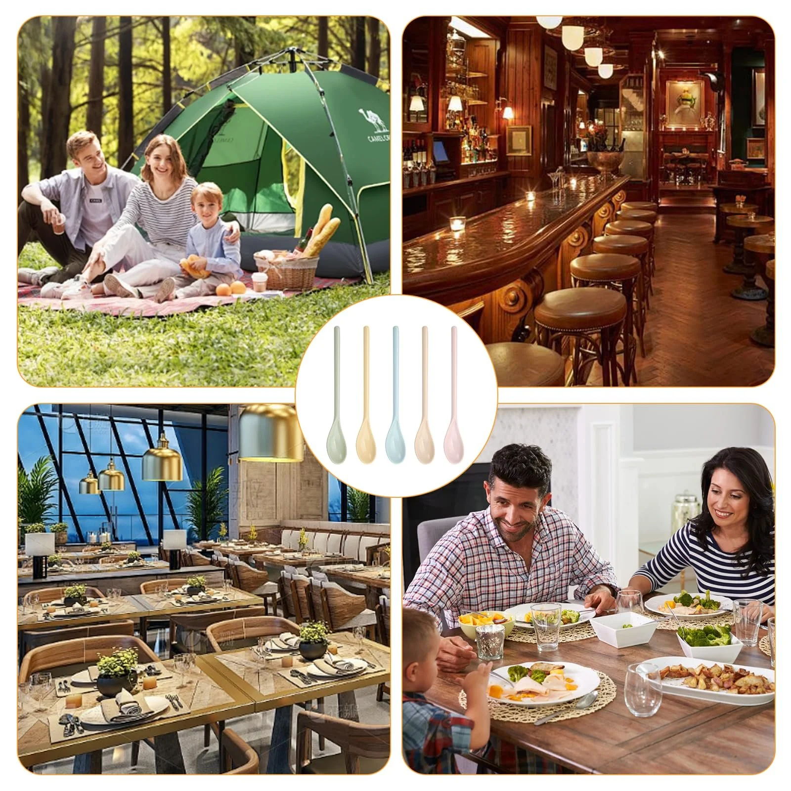 Ложки Пластикові Кольорові, фото №7