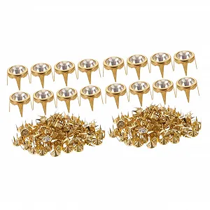 Кристаллы для ногтей 200 шт., стразы, декоративные заклепки для одежды, сумок и обуви - Фото 1