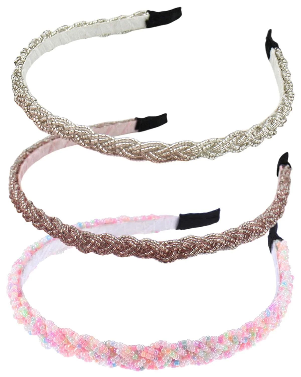 Обруч на голову В'язана з перлами 3 шт, фото №1 Обруч на голову В'язана з перлами 3 шт, фото №1