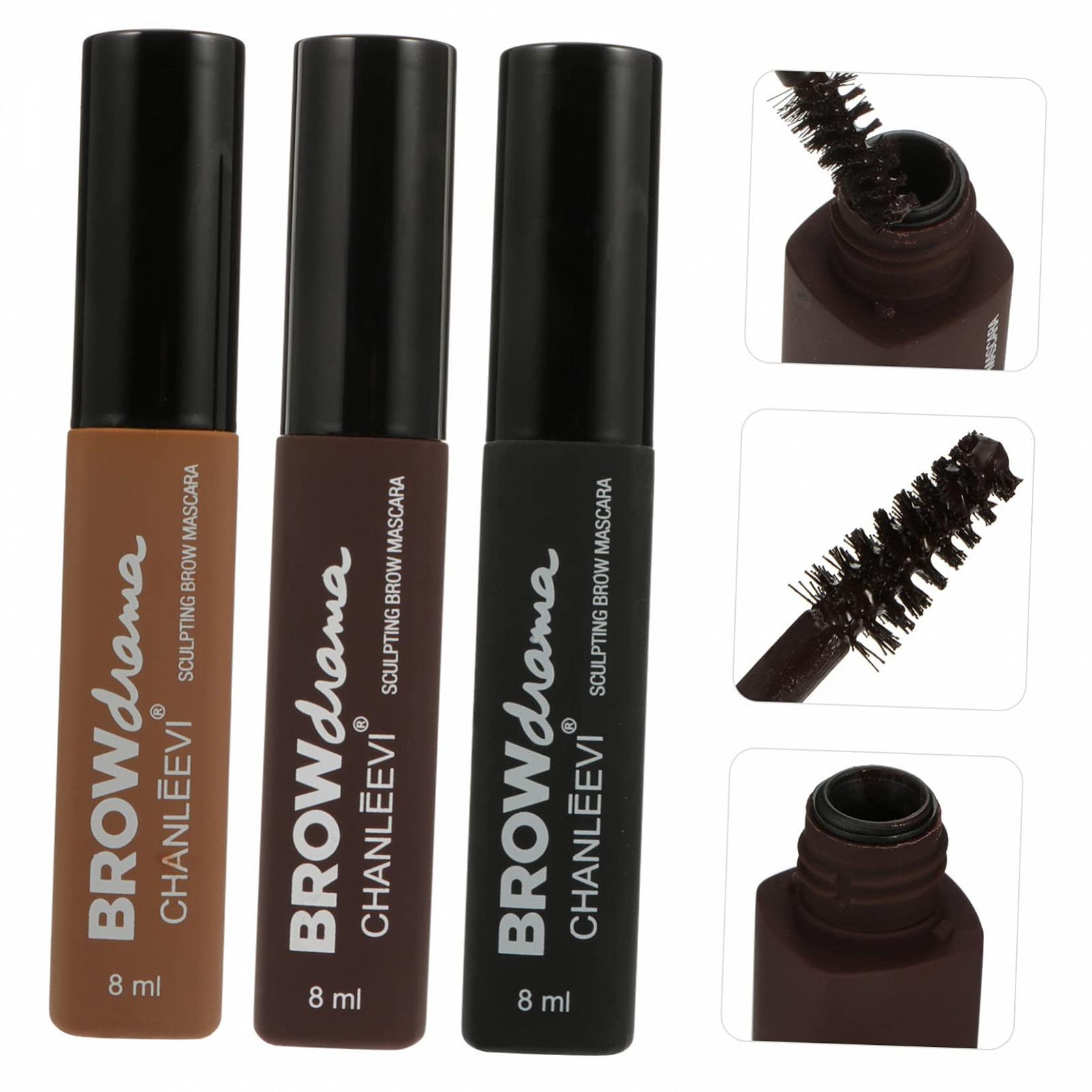 Крем для бровей Minkissy Dreifarbige 9 шт Водостойкий жидкий корректор тату Набор для макияжа, фото №4