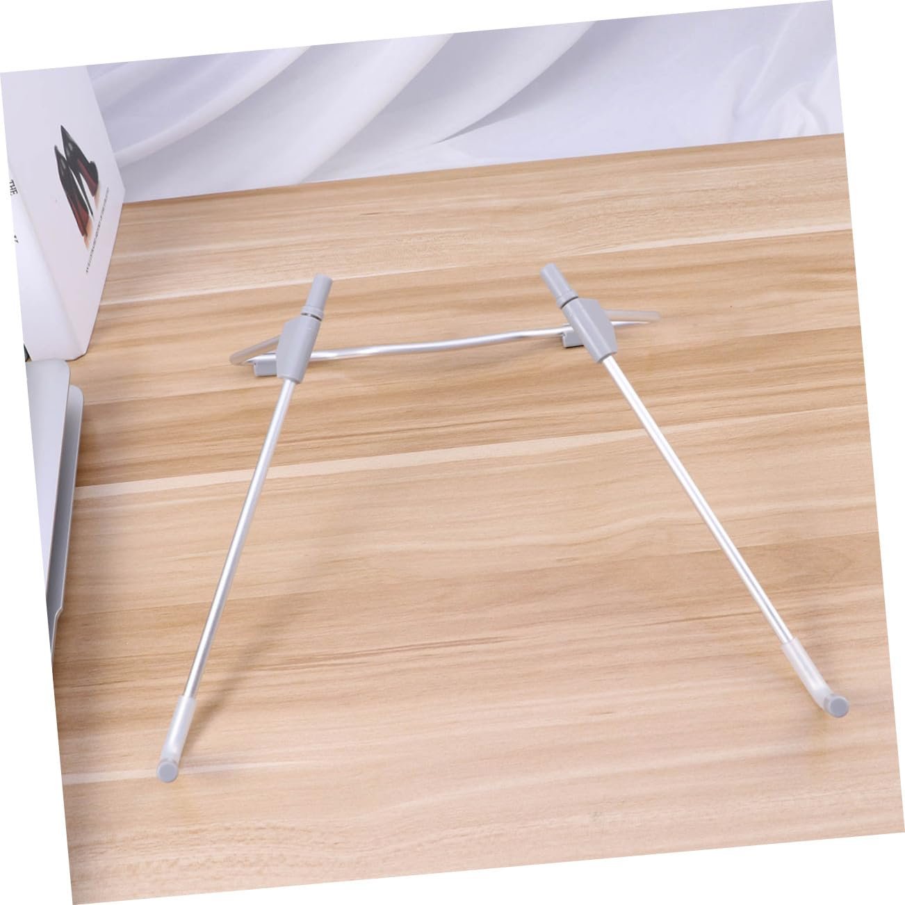 Підставка для ноутбука Veemoon з алюмінієвого сплаву, складана, з нековзними силіконовими тримачами, регульована, для ноутбуків та планшетів, фото №5