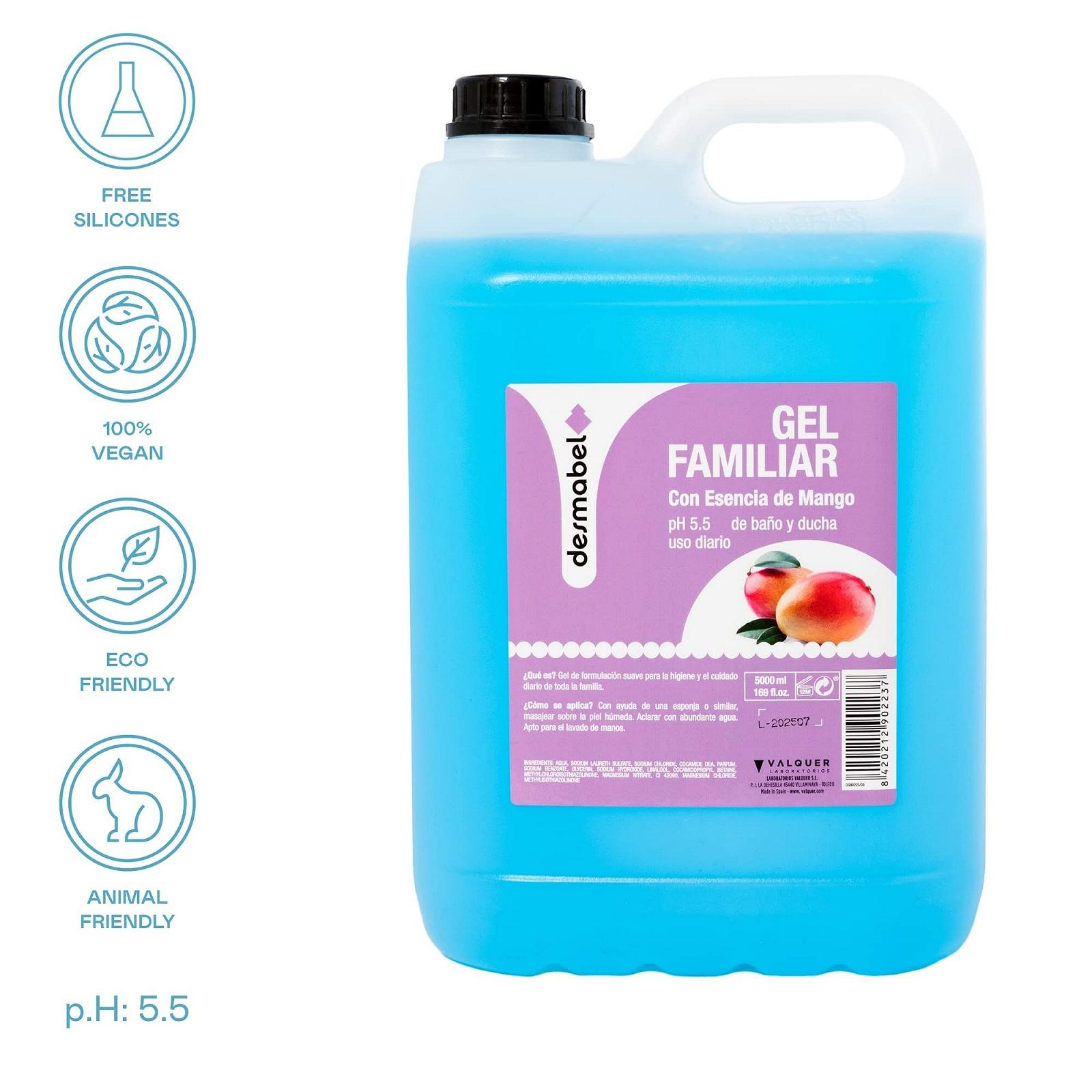 Гель для душа Desmabel Family Mango Essence pH 5.5 5000 мл, фото №6 Гель для душа Desmabel Family Mango Essence pH 5.5 5000 мл, фото №6