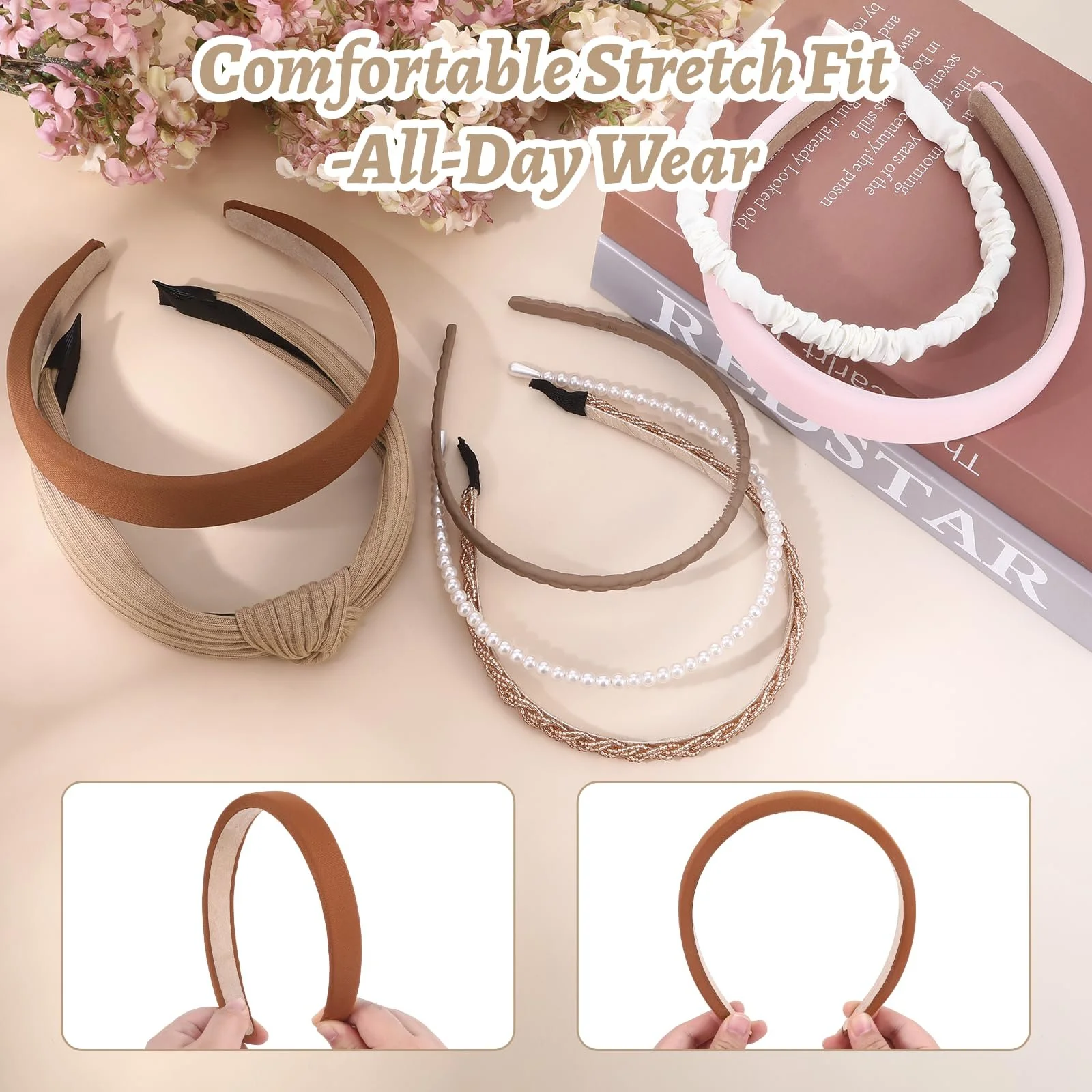 Набор женских обручей для волос., фото №3