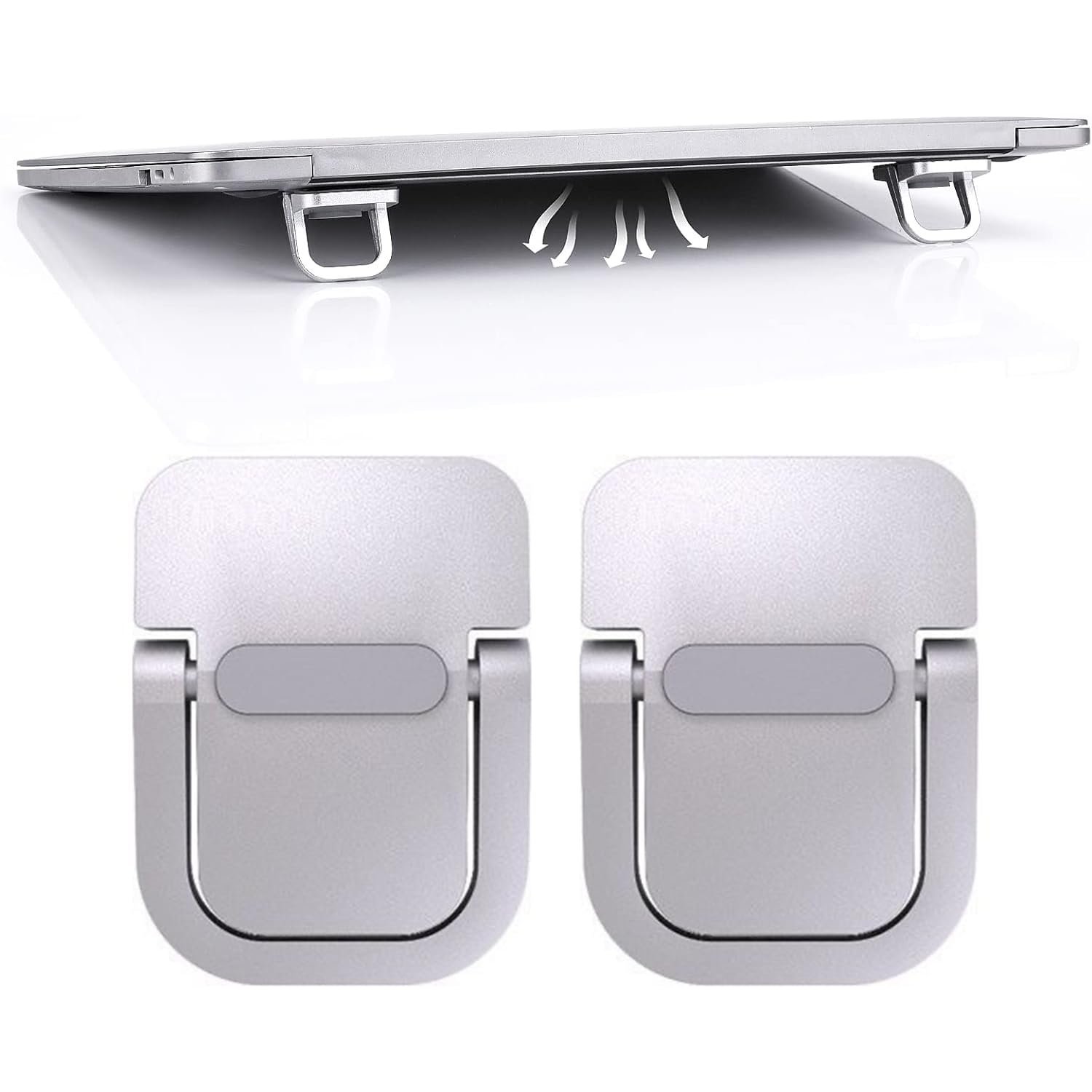 Подставка для ноутбука Mini Brand Неизвестно (2 шт.) Серебристый, фото №1