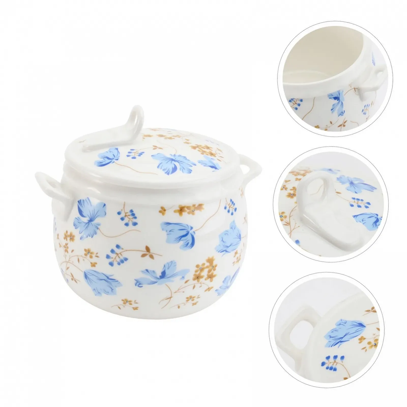 Каструля для тушкування TOYANDONA Lan Hua з кришкою керамічна термостійка, фото №5