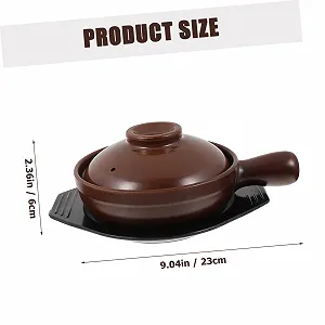 Керамическая кастрюля С ручкой и плоским дном для быстрого и равномерного нагрева synthetic.ua - Фото 1