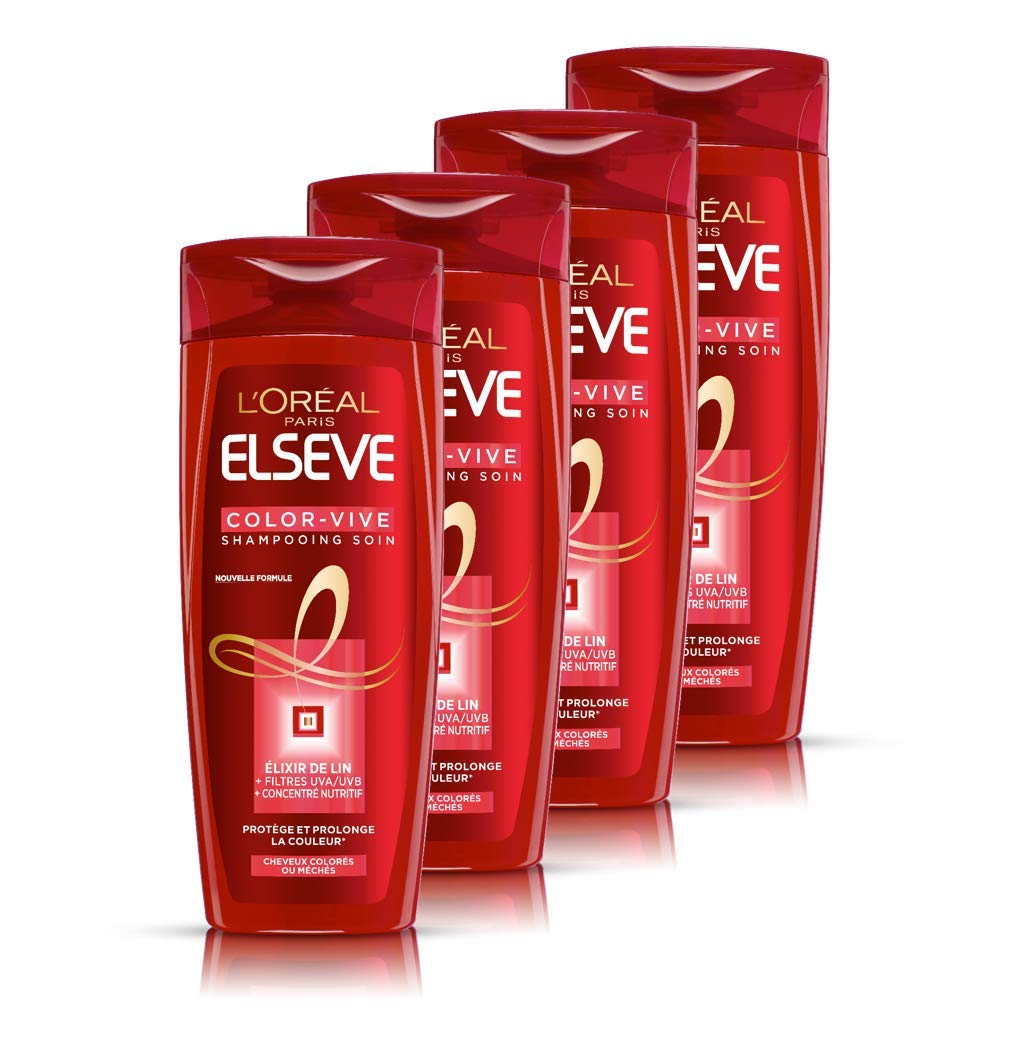 Шампунь L'Oréal Paris Elsève Colour Vive 250 мл Упаковка з 4 х 250 мл, фото №1 Шампунь L'Oréal Paris Elsève Colour Vive 250 мл Упаковка з 4 х 250 мл, фото №1