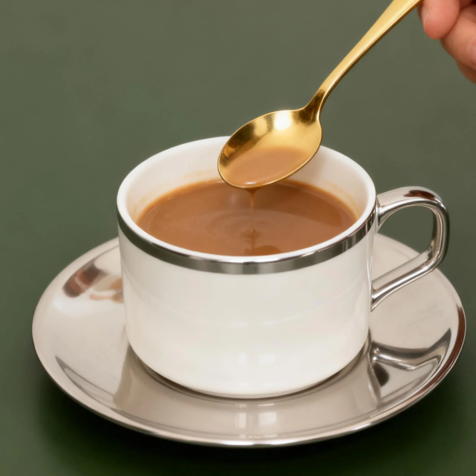 Ложки чайні FUNSUEI, 25 шт, золотисті, 13.5 см, з нержавіючої сталі, для чаю, кави, десертів, фото №6