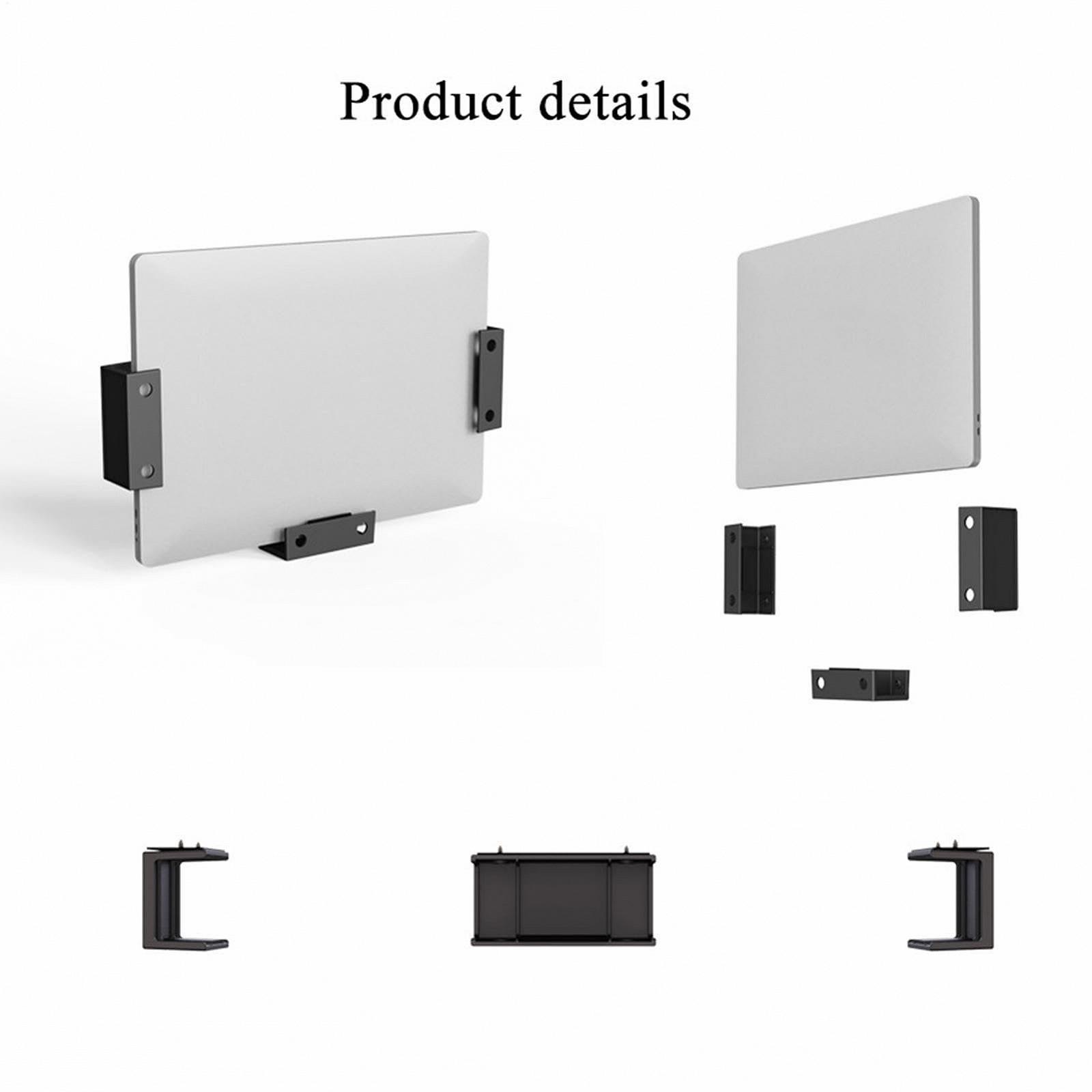 Держатель для ноутбука под стол, Подставка для ноутбука, Легкий подстольный монтаж, Многофункциональные подстольные крепления, фото №5