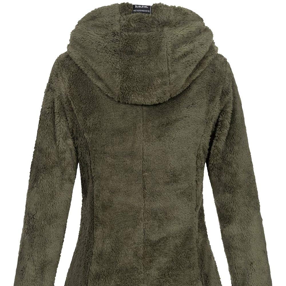 Куртка Teddy Fleece Sublevel LSL-357 Жіноча з капюшоном, фото №4