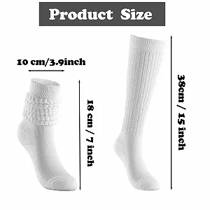 Женские гольфы 2 пары, повседневные носки, вязаные высокие носки для сапог, чулки, вязаные, длинные носки synthetic.ua - Фото 1