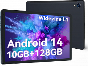 Планшет 10.1" FECLYDET C107 4+6/128Gb 8 ядер Android 14 5000 mAh Чорний - Фото 1