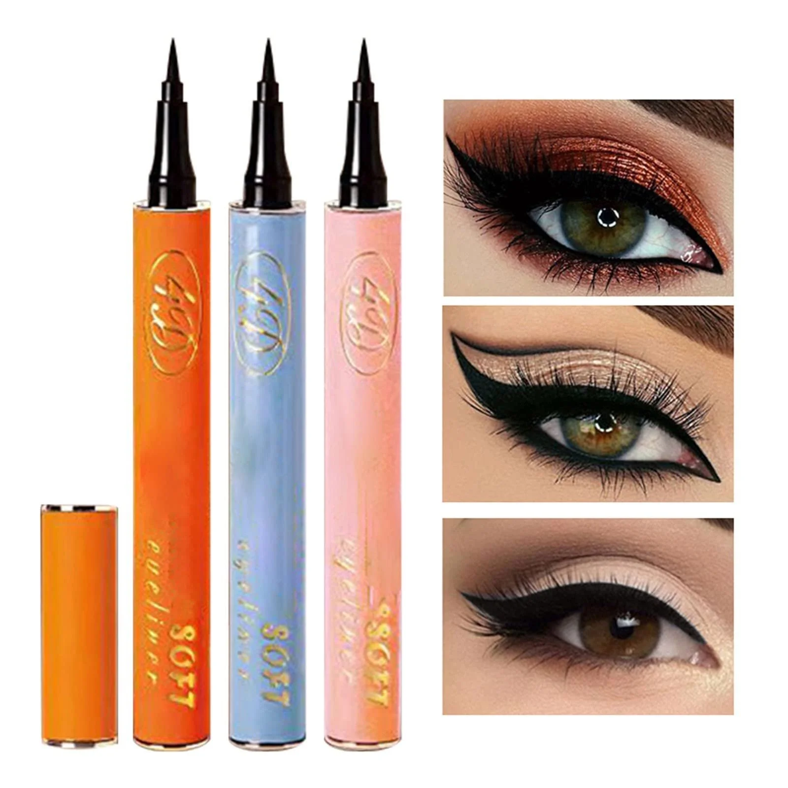 Підводка для очей, водостійка, ультратонка, для нижніх вій, 3 мл, чорна, фото №4 Підводка для очей, водостійка, ультратонка, для нижніх вій, 3 мл, чорна, фото №4