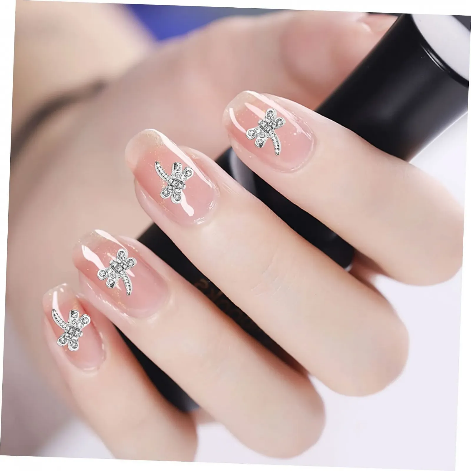 Набор подвесок для ногтей DIY 100 шт. Украшения для мобильного телефона, Стразы для акриловых ногтей, Ювелирные изделия, Фруктовые подвески, Шармы из сплава, фото №2