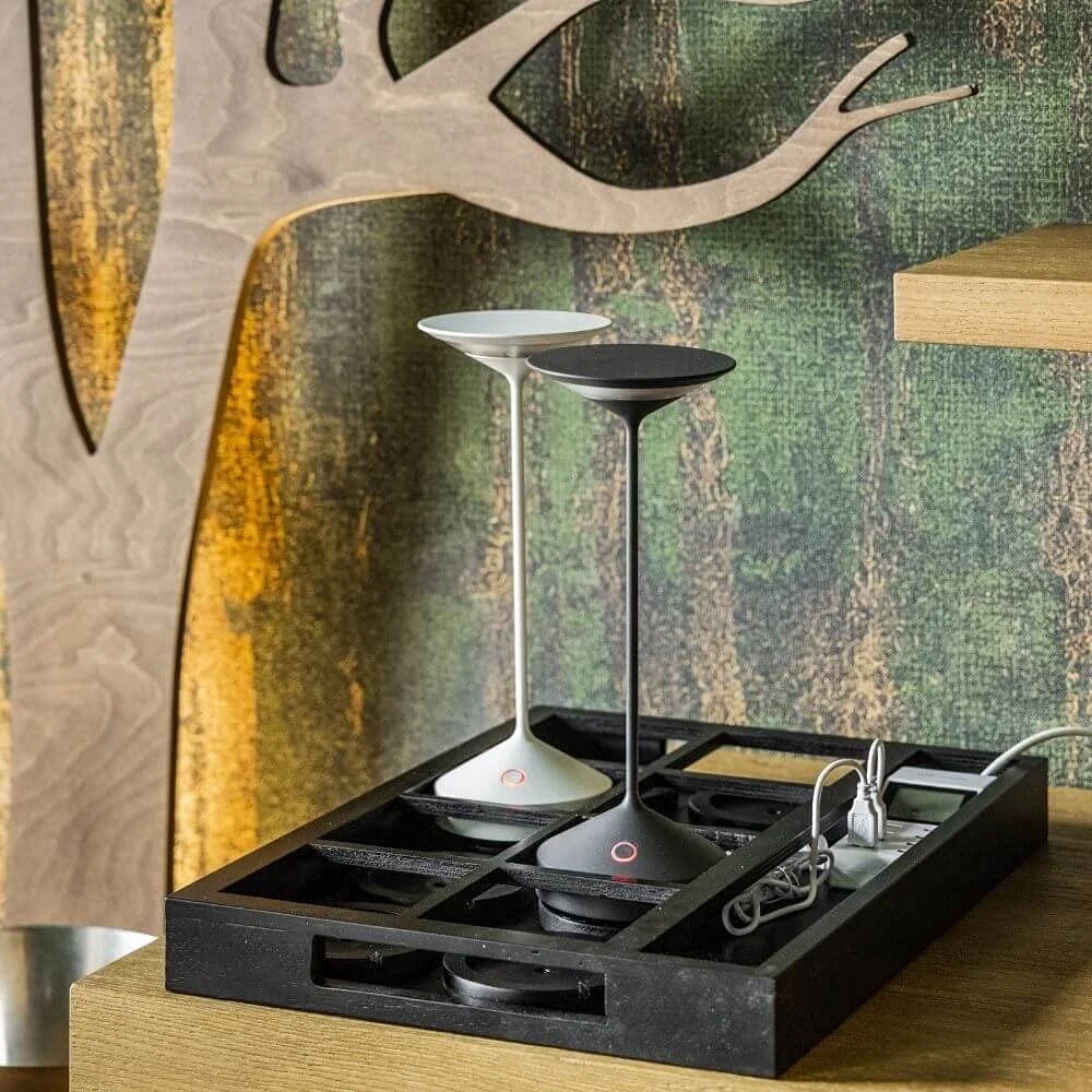 Настільна лампа ab+ by Abert Tempo Rechargeable White, фото №5