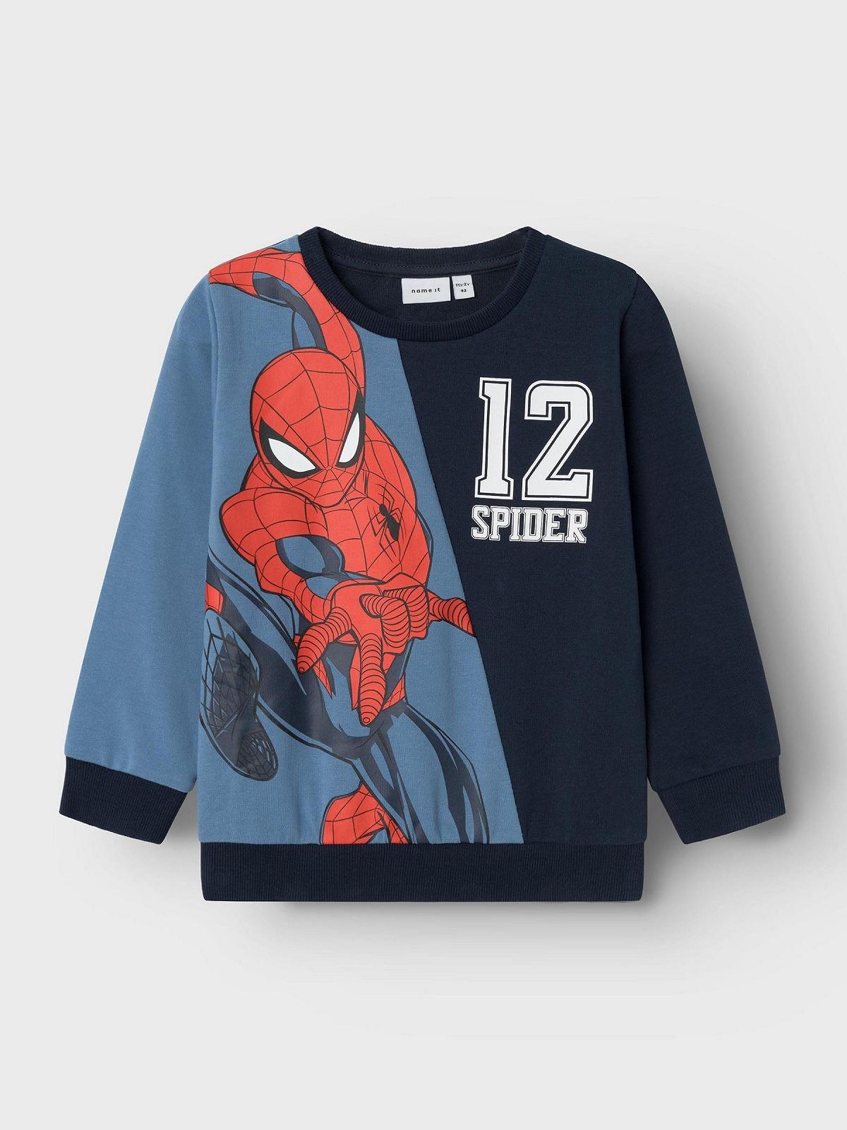 Світшот Name IT Nmmjakio Spiderman Sweat Unb Mar для хлопчиків, фото №3