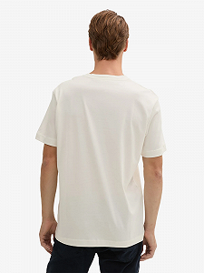 Футболка Men's  1044032-10332 Tom Tailor Білий 3XL synthetic.ua - Фото 1
