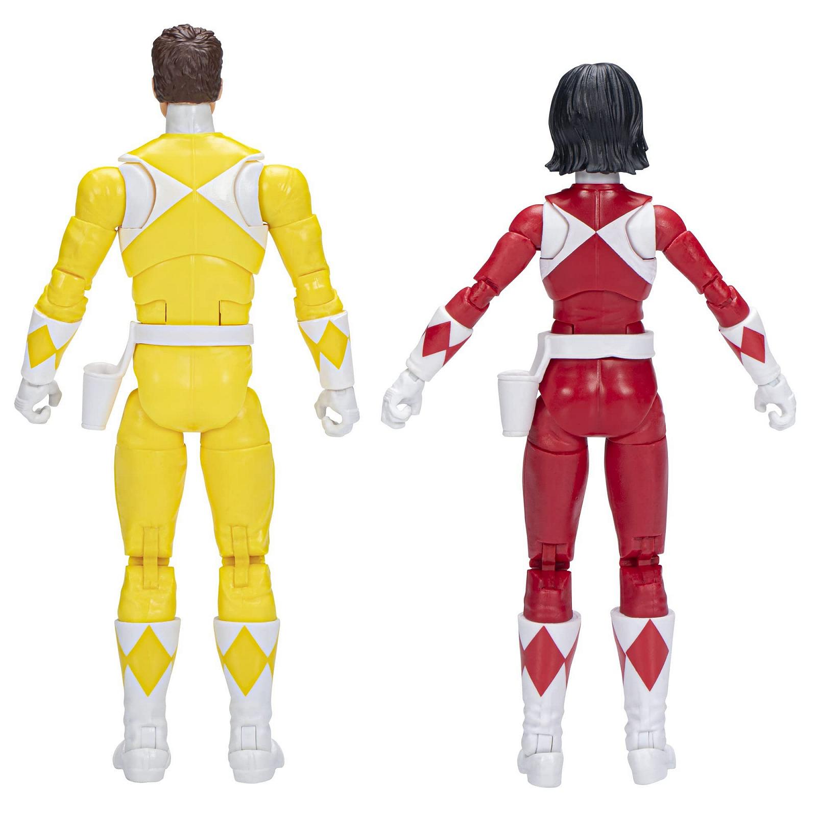 Екшн-фігурки Power Rangers Lightning Collection Mighty Morphin Жовтий Рейнджер & Червоний Рейнджер "Заміна" Джейсон & Тріні Boom Comics 2-Pack 15,2 см, фото №5