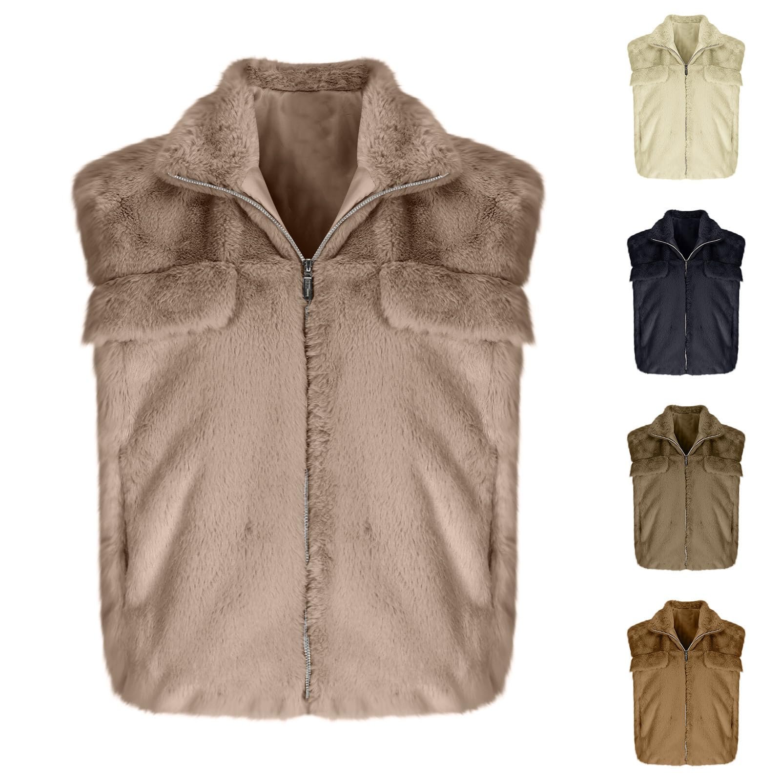 Жилет из искусственного меха, фото №2 Жилет из искусственного меха, фото №2